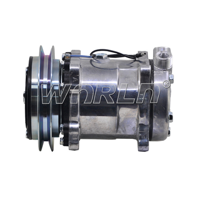 Kompresor AC 12V truk SD5H148478 5H149680 Untuk NewHolland Untuk Takeuchi WXTK066