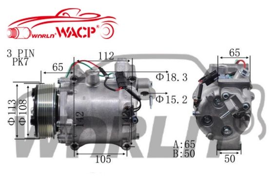 Kompresor Udara Mobil Berkualitas Tinggi 8643296 Untuk Honda CRV Untuk Crosstour Untuk Civic RE4 2.4 WXHD013