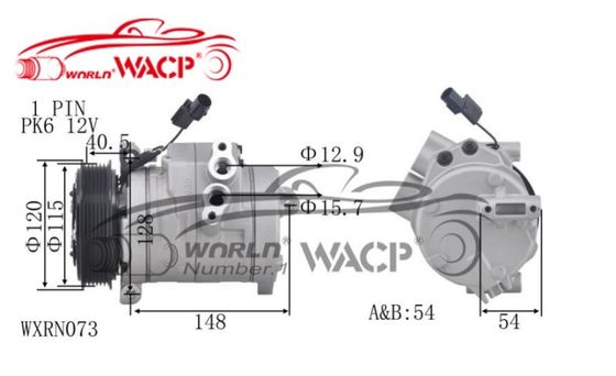 Auto Parts AC Kompresor F500SC8AA01 21700811101210 Untuk Lada Priora 1.6 WXRN073