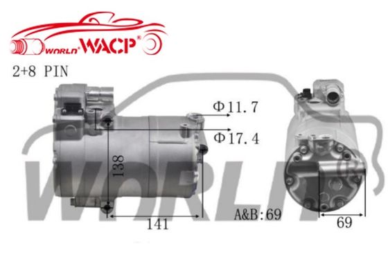 64526998210 Kompresor AC Mobil Listrik Untuk BMW 2/3/5/7/I3/I8 Mini Countryman WXHB019A