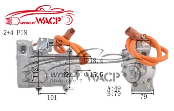 SHS27M4230 Kompresor AC Mobil Untuk Honda Fit Untuk Vezel GP5 1.5 Hybrid WXHB060