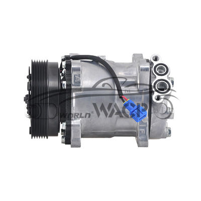 7H15 6PK 12V Mobil AC Kompresor 7H0820805D Untuk VW Multivan T5 Mk WXVW041