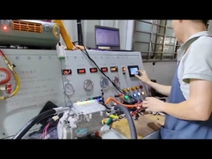 Uji tekanan peralatan pabrik kompresor pendingin udara mobil